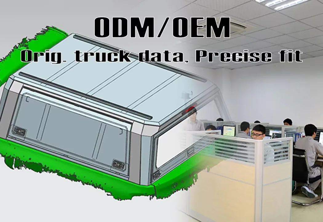 Truck canopy design and engineering work for vehicle fitment
